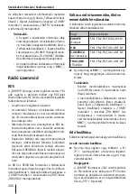 Предварительный просмотр 260 страницы Blaupunkt Radio Basic Operating And Installation Instructions