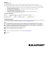 Предварительный просмотр 6 страницы Blaupunkt RC-R3B Quick Start Manual