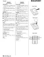 Предварительный просмотр 1 страницы Blaupunkt RC-S1 Quick Manual