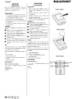 Предварительный просмотр 2 страницы Blaupunkt RC-S1 Quick Manual