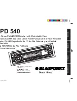 Blaupunkt RPD 540 Manual предпросмотр