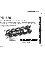 Blaupunkt RPD 550 User Manual предпросмотр