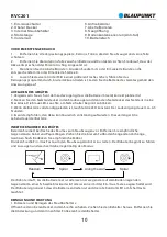 Preview for 12 page of Blaupunkt RVC201 Owner'S Manual