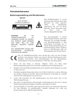 Preview for 5 page of Blaupunkt RX+45e Instruction Manual