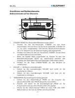 Preview for 13 page of Blaupunkt RX+45e Instruction Manual