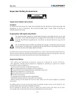 Preview for 35 page of Blaupunkt RX+45e Instruction Manual