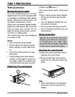 Предварительный просмотр 8 страницы Blaupunkt SAN FRANCISCO CD72 Operating Instructions Manual