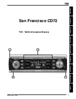 Предварительный просмотр 45 страницы Blaupunkt SAN FRANCISCO CD72 Operating Instructions Manual