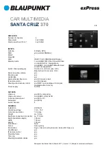 Preview for 4 page of Blaupunkt SANTA CRUZ 370 Manual