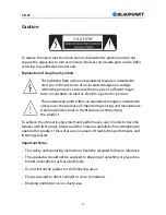 Предварительный просмотр 5 страницы Blaupunkt SB-01 Instruction Manual