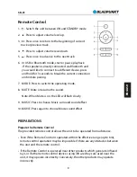 Предварительный просмотр 8 страницы Blaupunkt SB-01 Instruction Manual