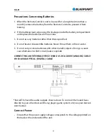 Предварительный просмотр 9 страницы Blaupunkt SB-01 Instruction Manual