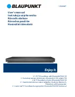 Preview for 1 page of Blaupunkt SB200BT User Manual