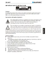 Preview for 3 page of Blaupunkt SB200BT User Manual