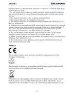 Preview for 8 page of Blaupunkt SB200BT User Manual