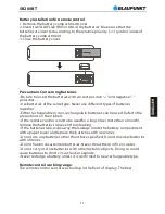 Preview for 13 page of Blaupunkt SB200BT User Manual