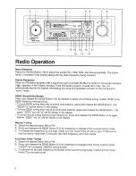 Предварительный просмотр 8 страницы Blaupunkt Seattle CR44 Owner'S Record