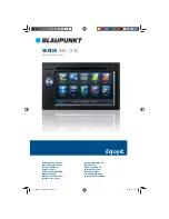 Blaupunkt SERIES 840 Operating Instructions Manual preview