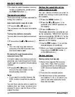 Предварительный просмотр 11 страницы Blaupunkt Sevilla CD51 Operating Instructions Manual