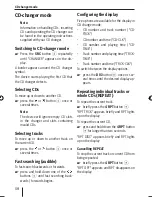 Предварительный просмотр 26 страницы Blaupunkt SEVILLA MP38 Operating And Installation Instructions