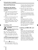 Предварительный просмотр 12 страницы Blaupunkt St. Louis MP56 Operating And Installation Instructions