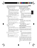 Предварительный просмотр 19 страницы Blaupunkt STOCKHOLM 230 DAB Operating Instructions Manual