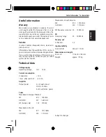 Предварительный просмотр 34 страницы Blaupunkt STOCKHOLM 230 DAB Operating Instructions Manual