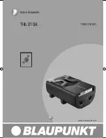 Preview for 1 page of Blaupunkt THb 210A Operating Instructions Manual