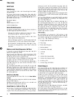 Preview for 4 page of Blaupunkt THb 210A Operating Instructions Manual