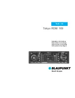 Предварительный просмотр 1 страницы Blaupunkt Tokyo RDM 169 Installation Instructions