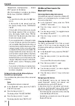 Предварительный просмотр 24 страницы Blaupunkt TORONTO 440 Operating And Installation Instructions