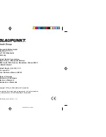 Предварительный просмотр 29 страницы Blaupunkt Toronto RDM 126 US Operating Instructions Manual