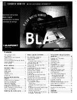 Blaupunkt Toronto RDM126 Operating Instructions Manual предпросмотр