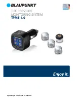 Blaupunkt TPMS 1.0 Installation Instructions Manual preview