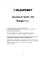 Предварительный просмотр 19 страницы Blaupunkt TravelPilot 43 Quick Manual