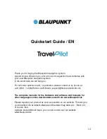 Preview for 14 page of Blaupunkt travelpilot 51V Quick Manual