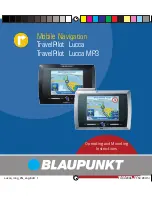 Предварительный просмотр 1 страницы Blaupunkt TravelPilot Lucca Operating And Mounting Instructions Manual