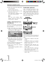 Предварительный просмотр 62 страницы Blaupunkt TravelPilot Rome Europe NAV56E Operating And Installation Instructions