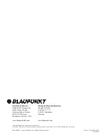 Предварительный просмотр 84 страницы Blaupunkt TSw 300 Installation Instructions Manual