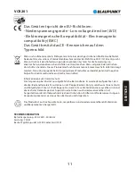 Preview for 13 page of Blaupunkt VCB201 Instruction Manual