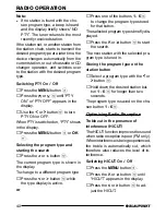 Preview for 13 page of Blaupunkt Verona C51 Operating Instructions Manual