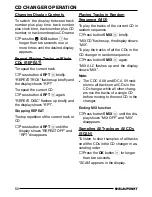 Preview for 21 page of Blaupunkt Verona C51 Operating Instructions Manual