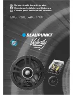 Blaupunkt VPC 132 Notes On Installation And Operation preview