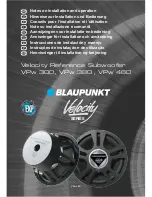 Blaupunkt VPW 300 Notes On Installation And Operation preview