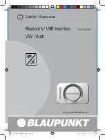 Предварительный просмотр 1 страницы Blaupunkt VW / AUDI 7 607 545 550 Manual