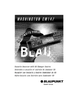 Предварительный просмотр 11 страницы Blaupunkt Washington CM147 Owner'S Manual