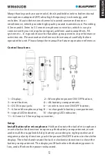 Предварительный просмотр 7 страницы Blaupunkt WM60UDB Owner'S Manual