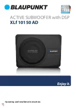 Preview for 1 page of Blaupunkt XLf 10150 AD Operating And Installation Instructions