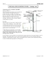 Preview for 16 page of Blaze King APEX CBT Operation & Installation Manual