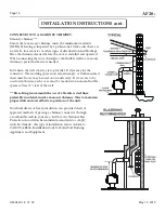 Предварительный просмотр 16 страницы Blaze King ASHFORD AF20.1 Operation & Installation Manual